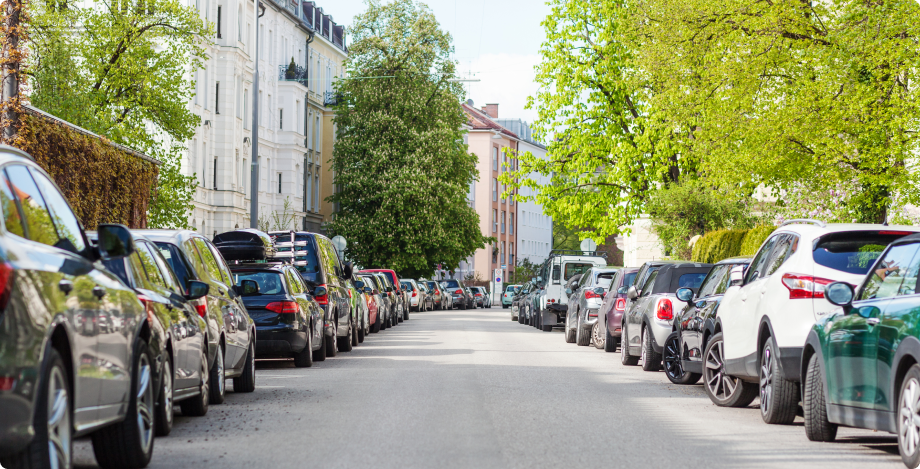City parking congestion graphic